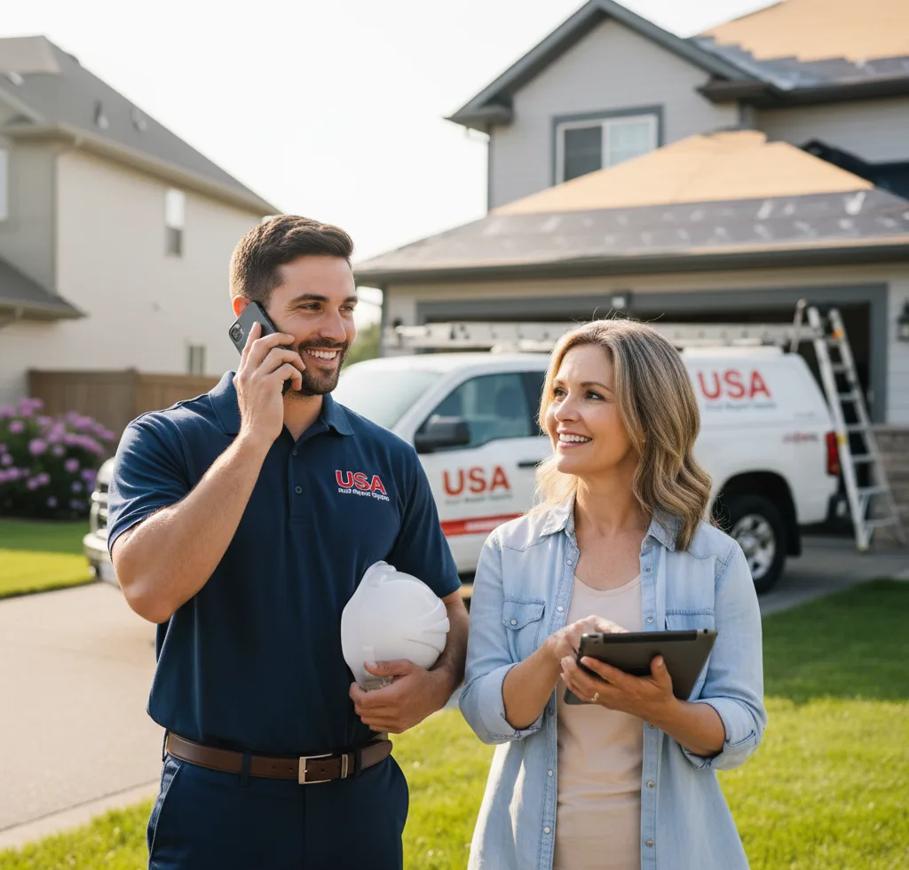 USA Roof Repair Experts customer support in Garner